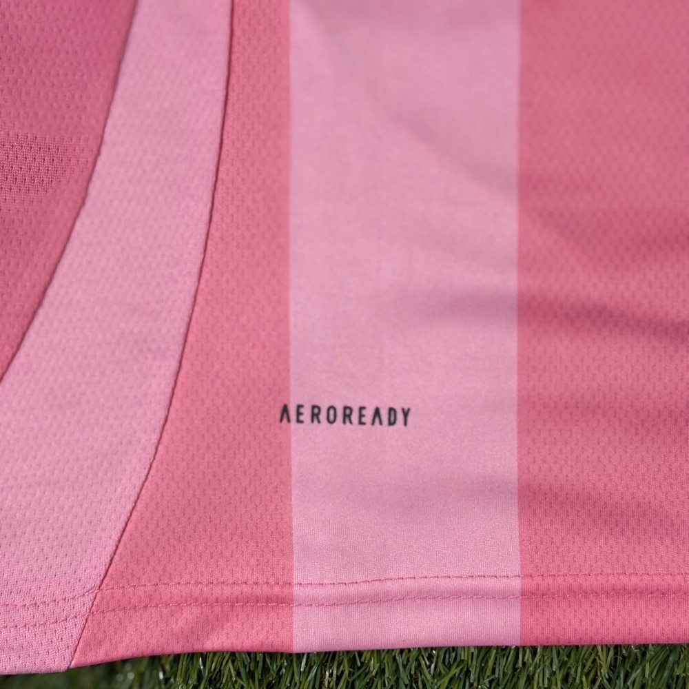 Adidas Inter Miami Lionel Messi #10 Pink Striped Jersey Adult 2025/26 Size L - Picture 9 of 10